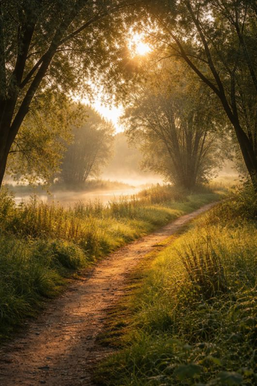 mildes Morgenlicht